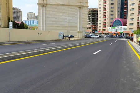 Çökən yol istifadəyə verilib