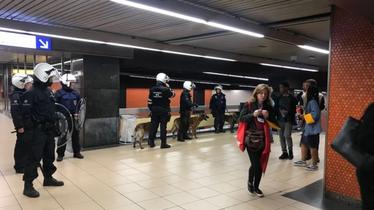 В Брюсселе произошли беспорядки после проигрыша сборной Бельгии