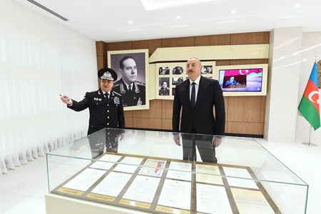 Prezident İlham Əliyev DTX-nin yeni inzibati binalarının açılışında iştirak edib