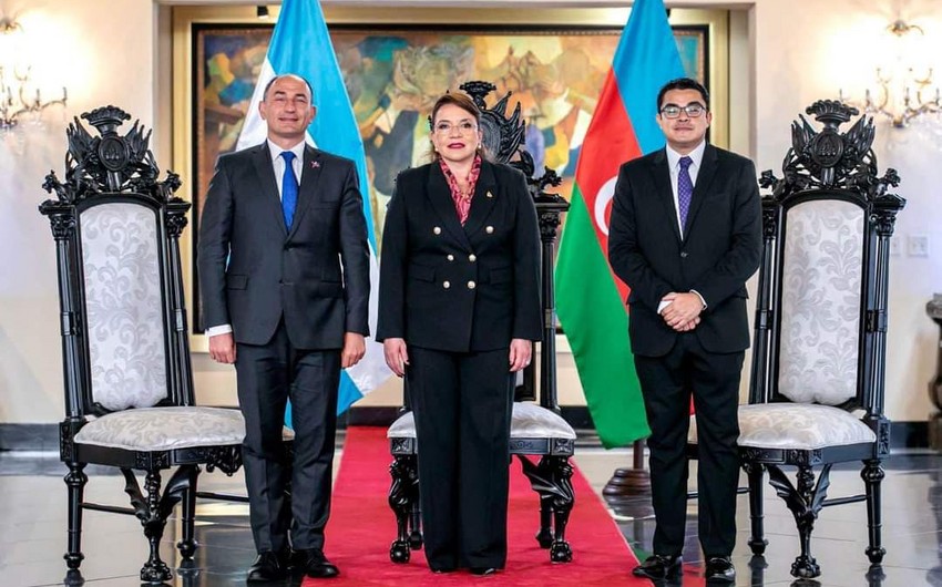 Honduras Prezidenti Azərbaycan səfirinin etimadnaməsini qəbul edib