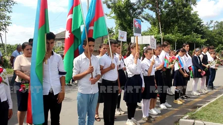 Qaxda şəhid bulağının açılışı olub