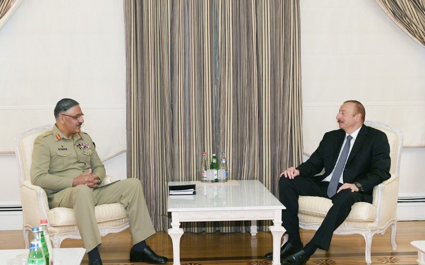 Prezident İlham Əliyev Pakistanın Birləşmiş Qərargah Rəisləri Komitəsinin sədrini qəbul edib - ƏLAVƏ OLUNUB