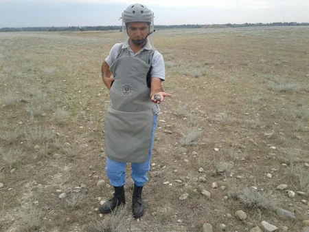 ANAMA tərəfindən 6 ədəd partlamamış hərbi sursat aşkarlanaraq götürülüb