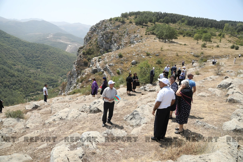 Shusha residents visit Jidir Plain