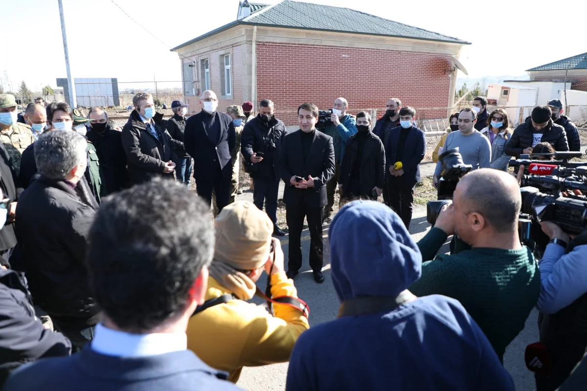 Azərbaycandakı xarici diplomatlar Cəbrayıl şəhərindədir