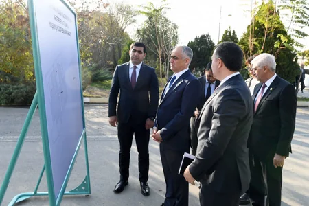 Naxçıvanda “Yaşıl bazar” ticarət kompleksi istifadəyə verilib