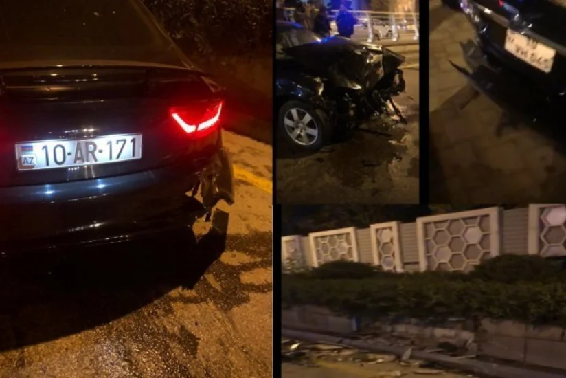 Bakıda avtomobilini qəza yerində qoyub qaçan sürücü ilə bağlı cinayət işi başlayıb - RƏSMİ