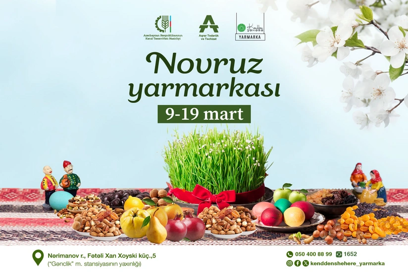 Bakıda “Kənddən Şəhərə” Novruz yarmarkası təşkil olunacaq