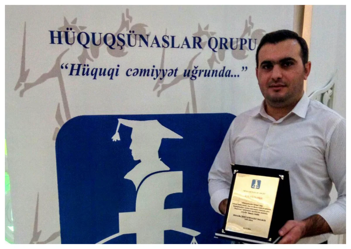 Reportun əməkdaşı Hüquqşünaslar Qrupu tərəfindən mükafatlandırılıb - FOTO