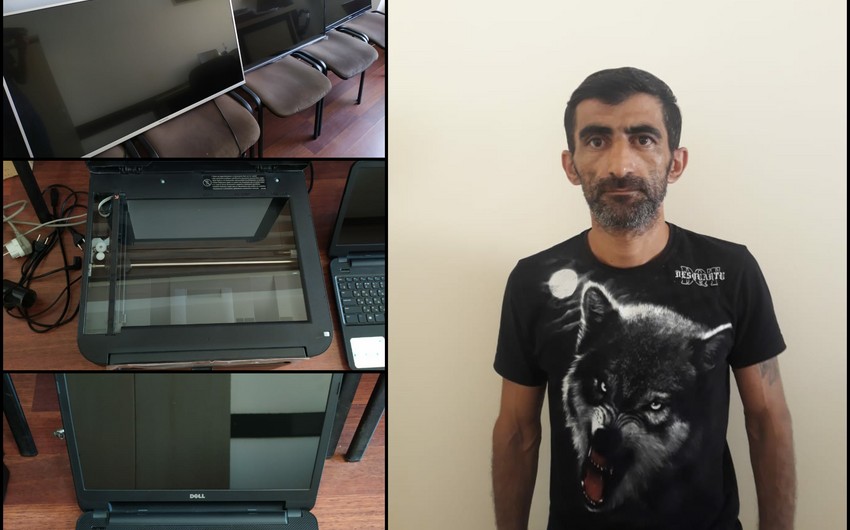 Gəncədə evlərdən oğurluq edən şəxs saxlanılıb