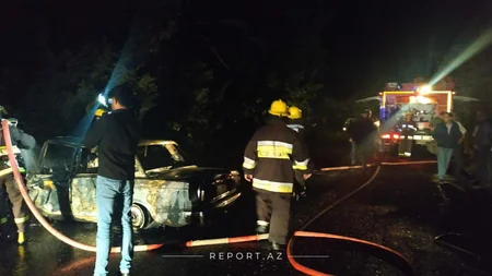 Şəkidə iki avtomobil toqquşub, xəsarət alanlar var