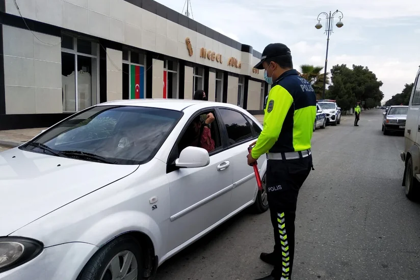 Şirvanda qaydaları pozan sürücülər cərimələndi