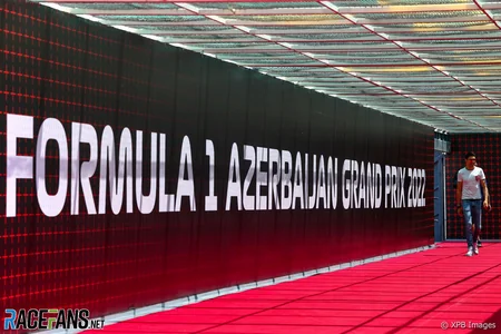 Formula 1 pilotları Bakıda - FOTOLAR