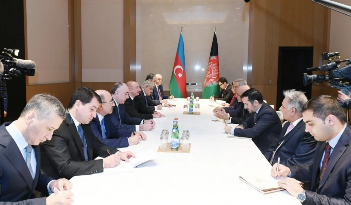 President Ilham Aliyev met with Afghan President Mohammad Ashraf Ghani