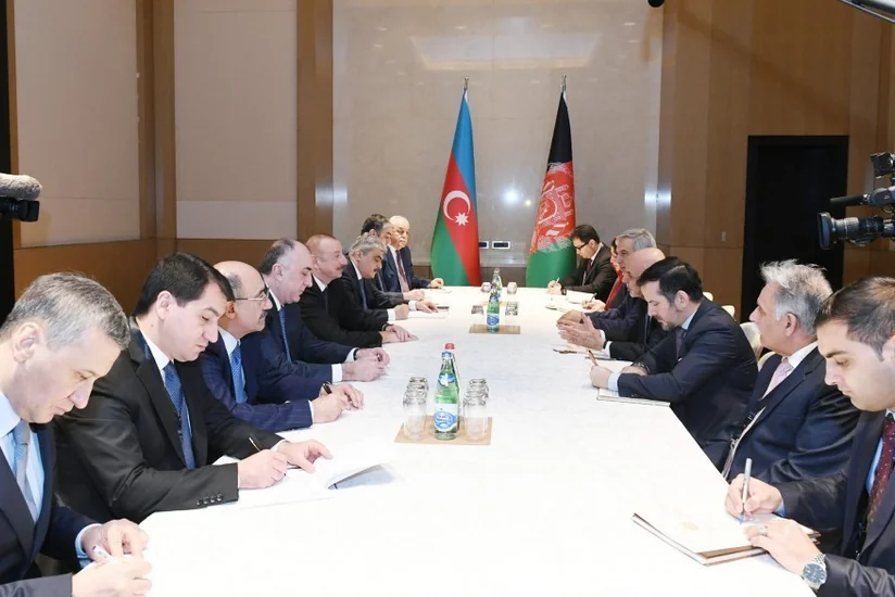 President Ilham Aliyev met with Afghan President Mohammad Ashraf Ghani