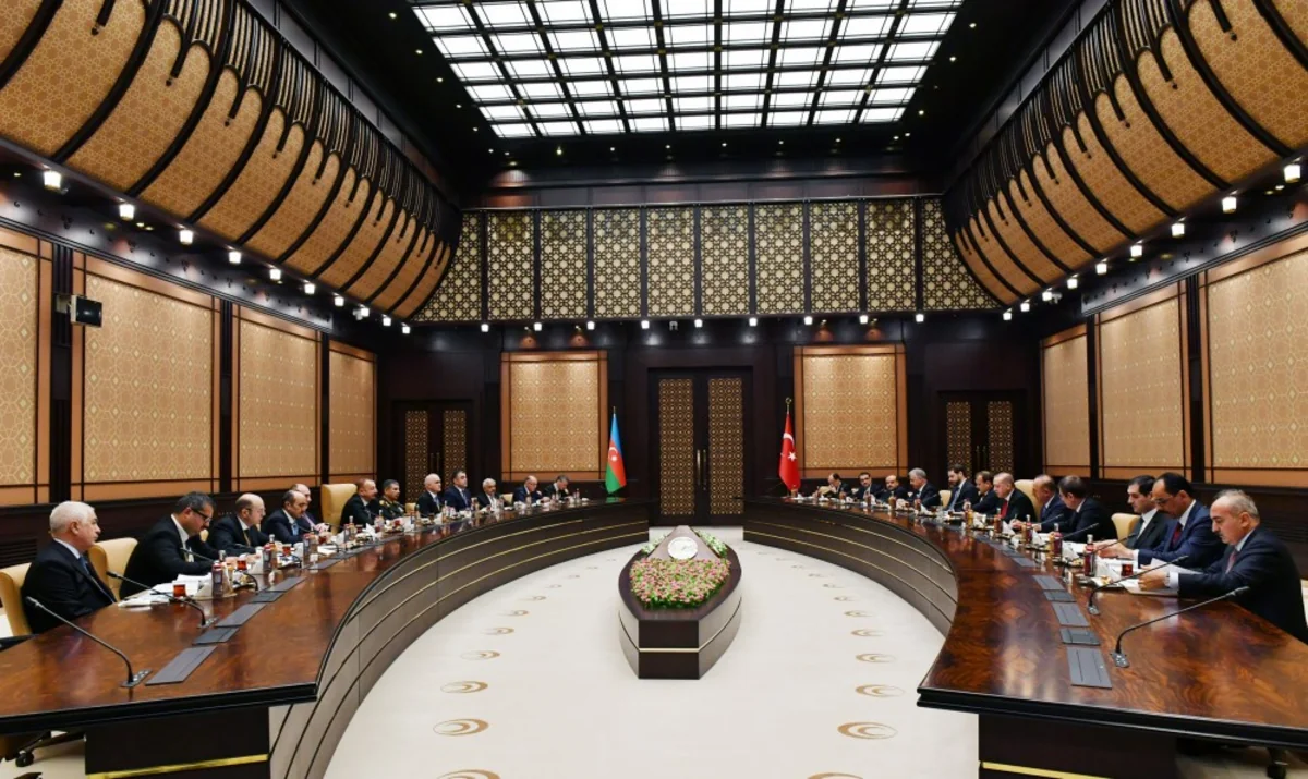 Ankarada Azərbaycan-Türkiyə Yüksək Səviyyəli Strateji Əməkdaşlıq Şurasının VII iclası keçirilib