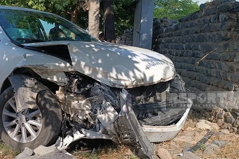 Ağstafada avtomobil qəzası olub, 6 nəfər xəsarət alıb 