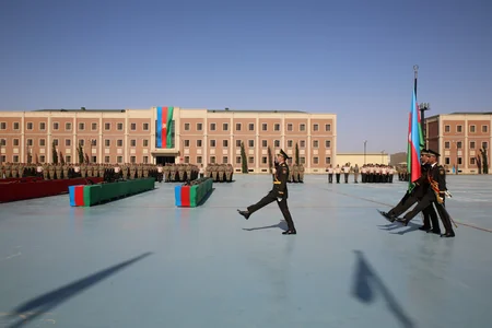 Gənc əsgərlərin andiçmə mərasimi keçirilib