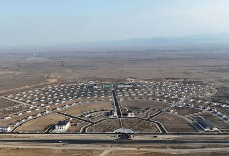 İlham Əliyev və birinci xanım Ağdamın Sarıcalı kəndinin ilk mərhələsinin açılışında iştirak edib - YENİLƏNİB-3