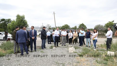 Журналисты посетили Джума-мечеть в Агдаме