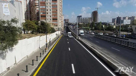 Bakının Rövşən Cəfərov küçəsi təmir olunub