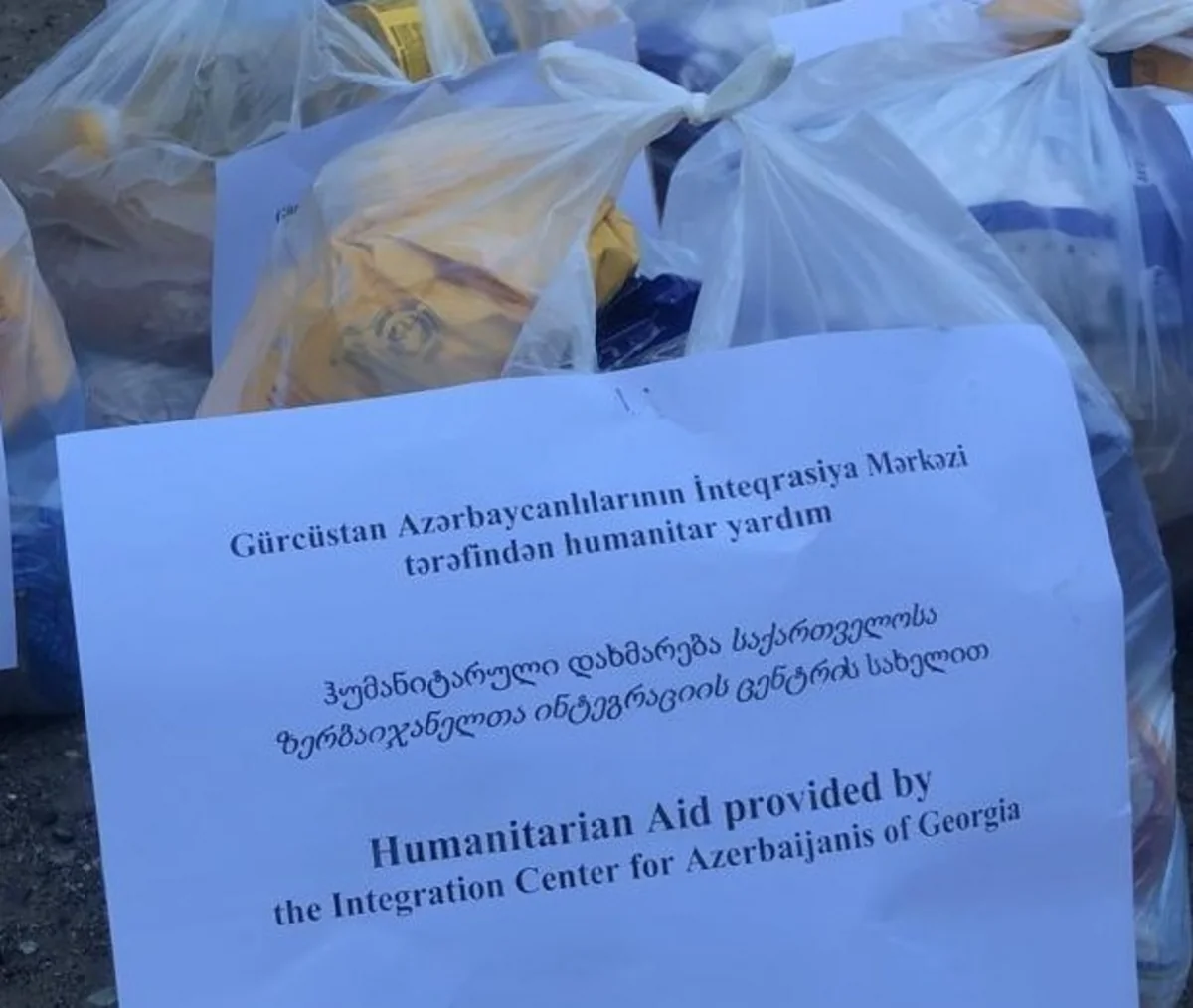 GAİM Gürcüstanda daha 150 ailəyə yardım göstərdi