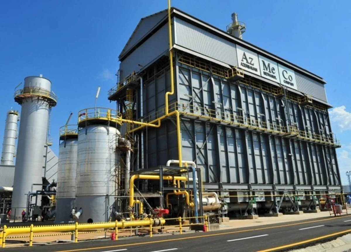 Azerbaijan exports methanol worth $12.4 mln