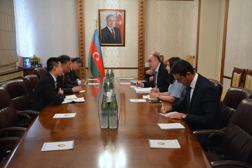 Elmar Məmmədyarov Çinin Azərbaycandakı səfirini qəbul edib