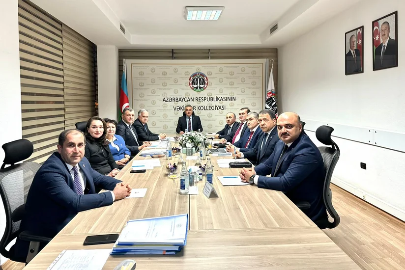Vəkillər Kollegiyasının Rəyasət Heyətinin iclası keçirilib, üç vəkilin fəaliyyəti dayandırılıb