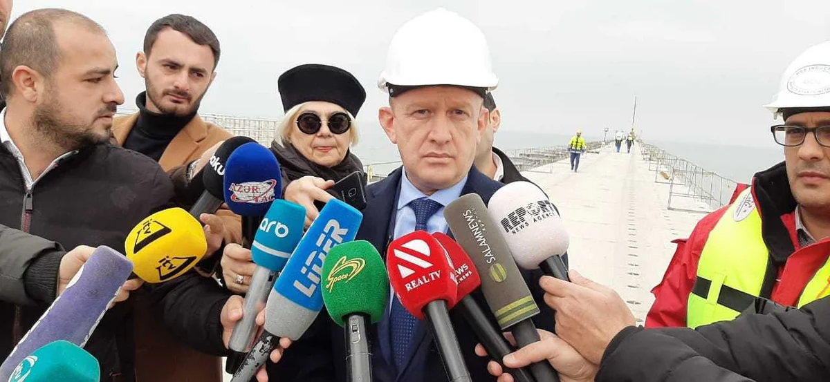 На Сумгайытской ТЭС строится эстакада длиной 750 метров