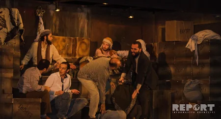 Ankara Dövlət Teatrı Bakıda Nereye tamaşasını təqdim edib