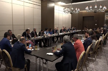 Председатель Госкомитета встретился с представителями диаспорских организаций в Стамбуле