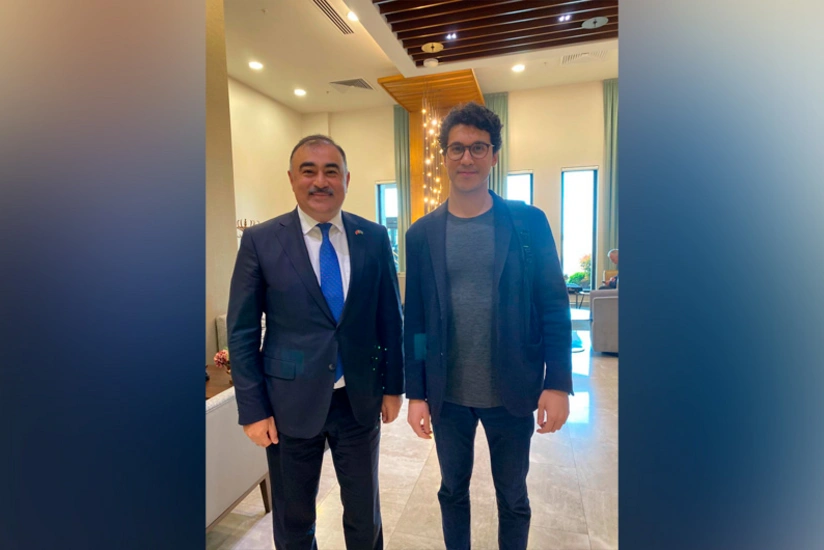 Səfir kosmik stansiyaya göndəriləcək Azərbaycan əsilli mühəndislə görüşüb