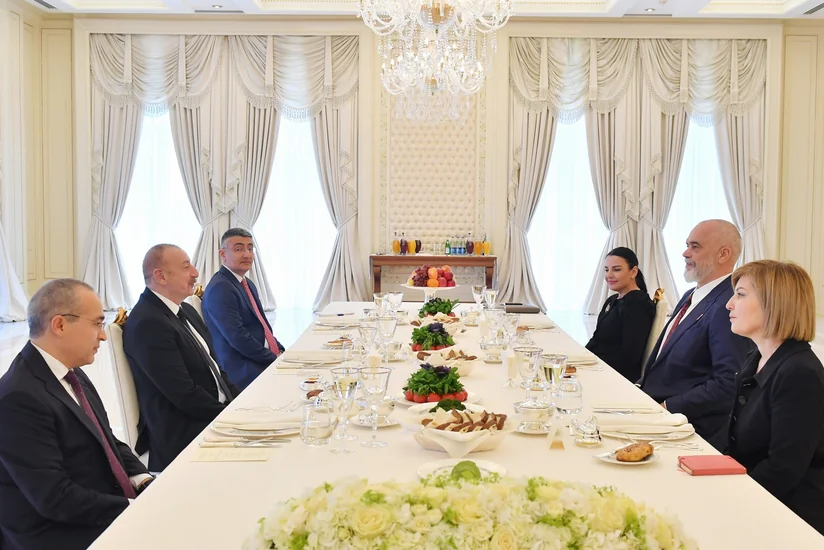 President Ilham Aliyev has expanded meeting with Prime Minister of Albania