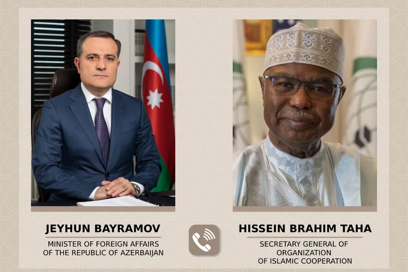 Ceyhun Bayramov sülh üzrə atılan addımlar barədə İƏT-in Baş katibini məlumatlandırıb