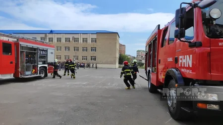 FHN Yasamal rayonu 286 nömrəli məktəbdə təlim keçirib