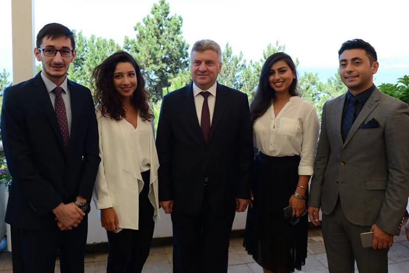 Azərbaycan nümayəndələri Makedoniyada Gənc Liderlər Məktəbinin açılışına qatılıb