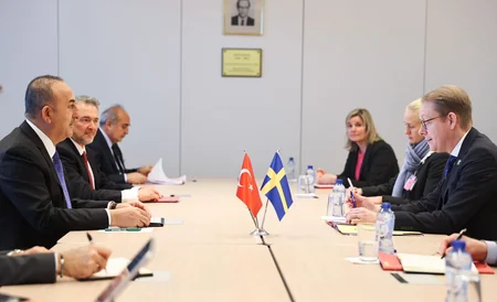 Mövlud Çavuşoğlu ABŞ dövlət katibi və İsveç XİN başçısı ilə görüşüb