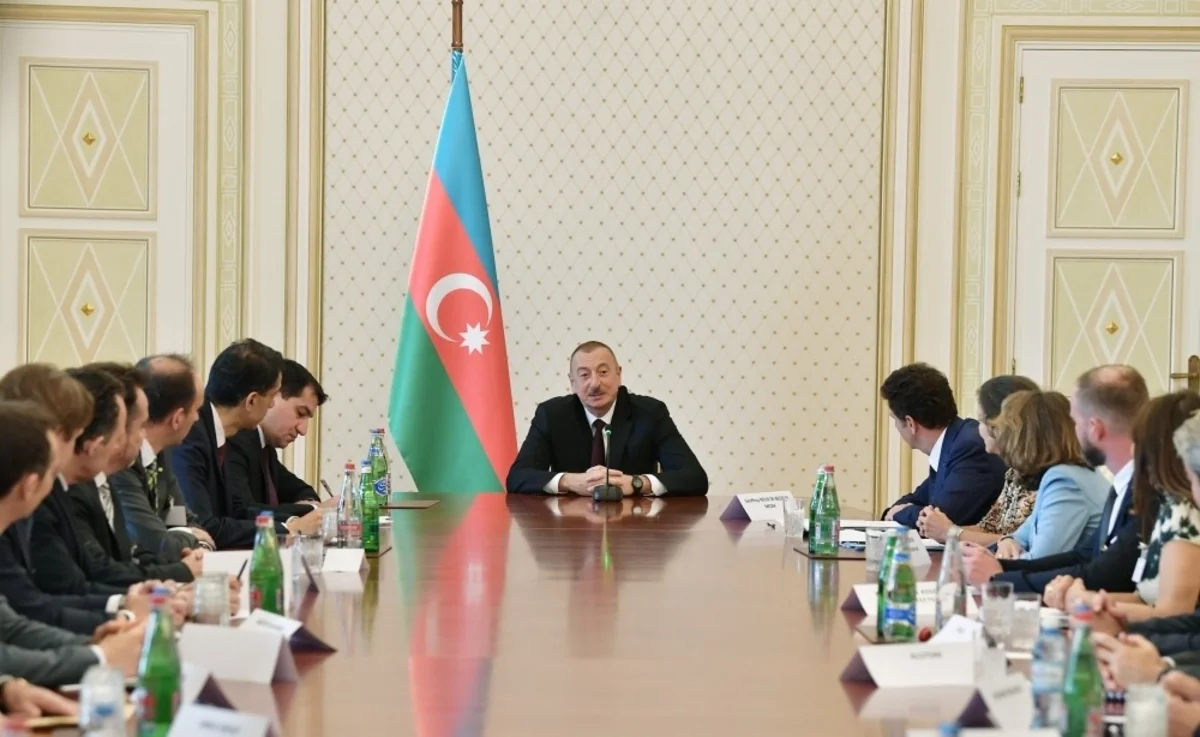 President Ilham Aliyev receives representatives of MEDEF member companies