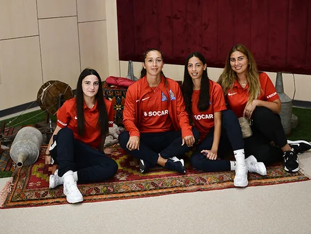 Azərbaycanın qadınlardan ibarət millisinin üzvləri Füzuli və Şuşaya səfər ediblər