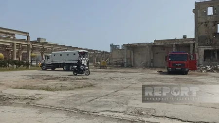 FHN-in Sumqayıt Regional Mərkəzinin qüvvələri ilə taktiki-xüsusi təlim keçirilib