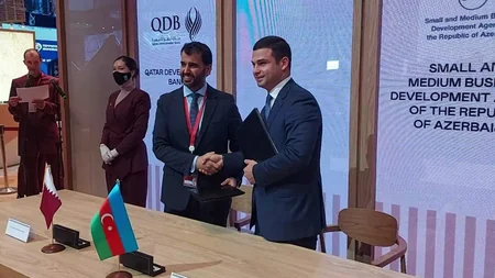 KOBİA beynəlxalq iqtisadi forum çərçivəsində iki sənəd imzalayıb