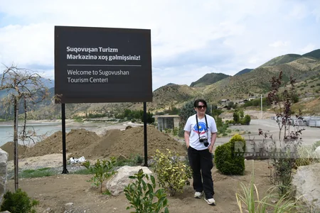 Tanınmış səyyahlar Suqovuşan su anbarında olublar