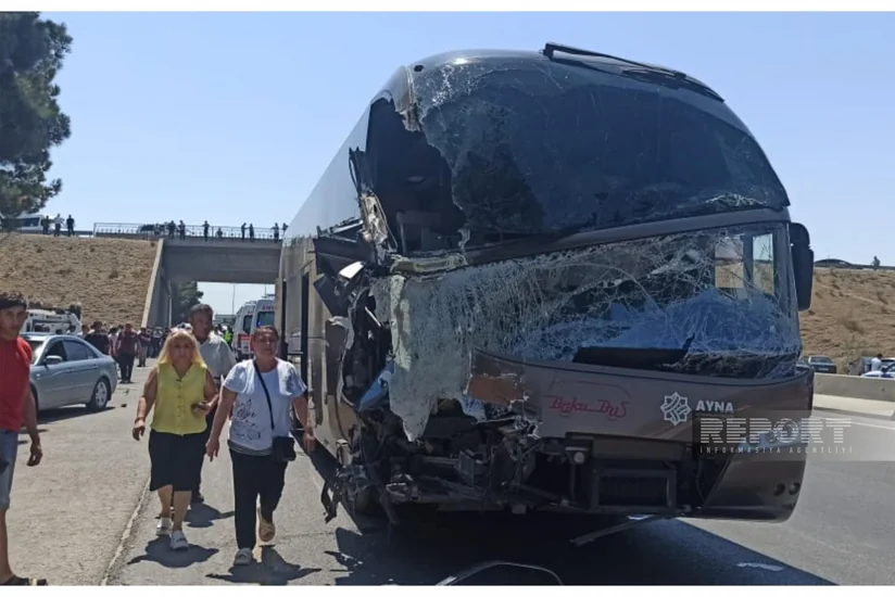Ötən gün Bakı-Sumqayıt yolundakı qəzada yaralanan 14 nəfər evə buraxılıb, 5-nin müalicəsi davam etdirilir
