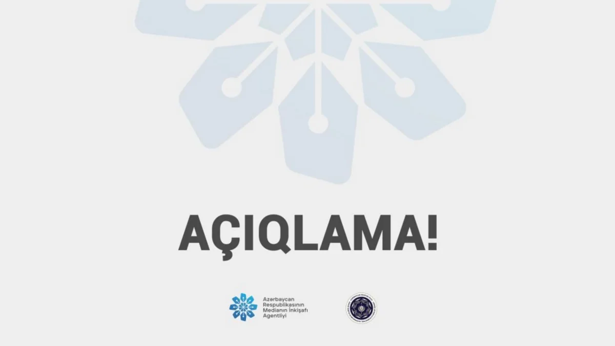 MEDİA və Dövlət Xidməti sosial şəbəkələrdə saxta paylaşımlarla bağlı birgə açıqlama yayıb