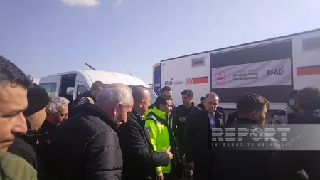 Ceyhun Bayramov Kahramanmaraşda AFAD-ın Koordinasiya Mərkəzində olub