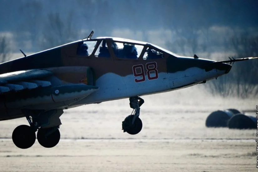 Su-25 fighter crashes in Russia