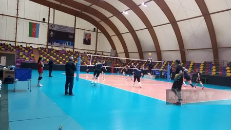 Qızıl Avropa Liqasına hazırlaşan Azərbaycanın voleybol millisi növbəti məşqinə çıxıb
