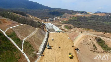 Əhmədbəyli-Füzuli-Şuşa yolunun tikintisi davam etdirilir