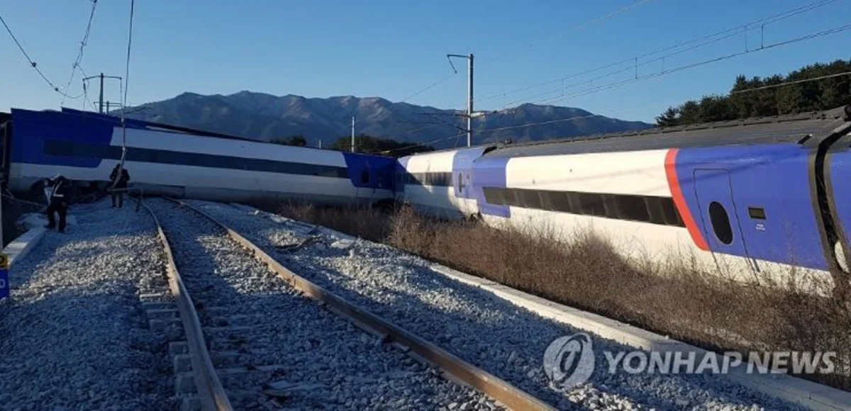 KTX train departing from Gangneung derails, no causalities reported